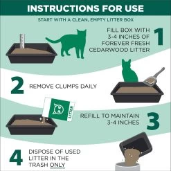 Arm & Hammer Litter Forever Fresh Cedarwood Clumping Cat Litter -Cat Products Store 325462 PT4. AC SS1800 V1663797622