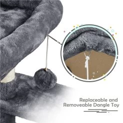 Yaheetech Activity Tower Basic 46-in Cat Tree -Cat Products Store 325694 PT6. AC SS1800 V1680628903