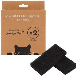 Casa Leo Leo's Loo Too Cat Replacement Filters, 2 Count -Cat Products Store 329397 PT5. AC SS1800 V1651443681