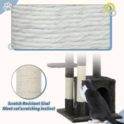 Coziwow By Jaxpety 33-in Small Cat Climbing Tree & Condo -Cat Products Store 330932 PT6. AC SS1800 V1677074145