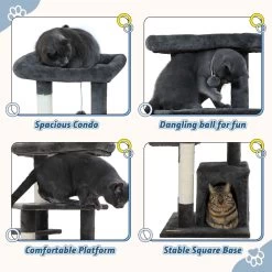 Coziwow By Jaxpety 33-in Small Cat Climbing Tree & Condo -Cat Products Store 330932 PT7. AC SS1800 V1677010682