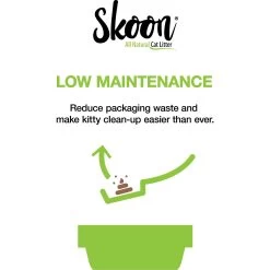 Skoon All Natural Fine-Grain Unscented Non-Clumping Cat Litter -Cat Products Store 333931 PT5. AC SS1800 V1633464452