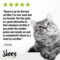 Skoon All Natural Fine-Grain Unscented Non-Clumping Cat Litter -Cat Products Store 333931 PT6. AC SS1800 V1633464812
