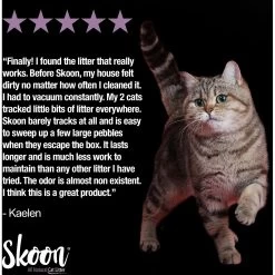 Skoon All Natural Lavender Scented Non-Clumping Cat Litter, 8-lb Bag -Cat Products Store 333933 PT6. AC SS1800 V1633464631