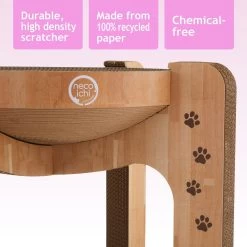 Necoichi Cozy Cat Scratcher Tower Toy -Cat Products Store 336322 PT3. AC SS1800 V1674730084