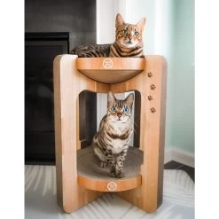 Necoichi Cozy Cat Scratcher Tower Toy -Cat Products Store 336322 PT6. AC SS1800 V1674730088