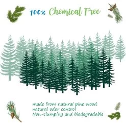 Casual Home Natural Pine Pellet Unscented Non-Clumping Cat Litter, 20-lb Bag -Cat Products Store 338569 PT8. AC SS1800 V1635348987