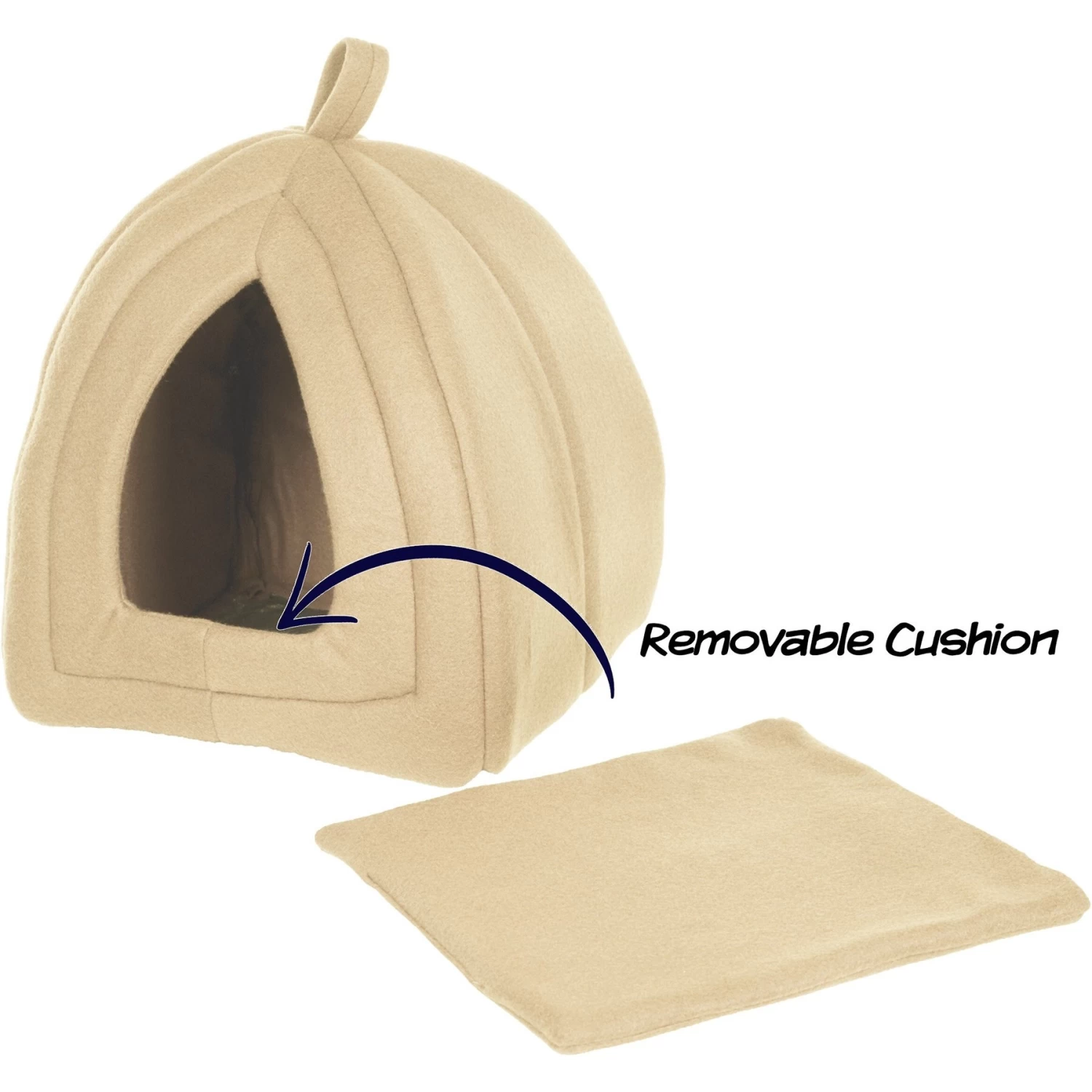 Pet Adobe Soft Enclosed Igloo Cat Bed 5 Pet Adobe Soft Enclosed Igloo Cat Bed - Image 3