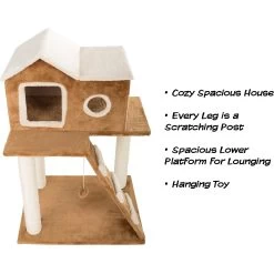 Pet Adobe 3-Tier 34.5-in Sisal Cat Tree -Cat Products Store 345022 PT2. AC SS1800 V1637279801