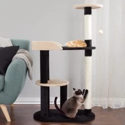 Pet Adobe 4-Tier Sisal 42-in Cat Tree -Cat Products Store 345026 PT3. AC SS1800 V1637286405