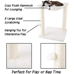 Pet Adobe 19-in Sisal Cat Tree & Condo -Cat Products Store 345039 PT2. AC SS1800 V1637286457
