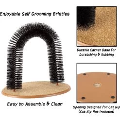 Pet Adobe Self-Grooming Cat Arch -Cat Products Store 345061 PT2. AC SS1800 V1637287338
