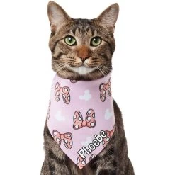 Disney Minnie Mouse Bows Personalized Dog & Cat Bandana -Cat Products Store 346378 PT2. AC SS1800 V1671228160