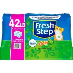 Fresh Step Febreze Freshness Gain Scented Clumping Clay Cat Litter -Cat Products Store 346442 PT7. AC SS1800 V1694455089