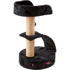 Two By Two The Camellia Sisal Cat Tree, Small, Black -Cat Products Store 346901 PT2. AC SS1800 V1638311819