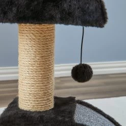 Two By Two The Camellia Sisal Cat Tree, Small, Black -Cat Products Store 346901 PT8. AC SS1800 V1638313380