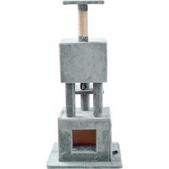 Two By Two The Empire Cat Tree, Medium, Grey -Cat Products Store 346909 PT6. AC SS1800 V1638312395