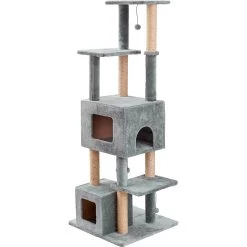 Two By Two The Honeycrisp Cat Tree, Large, Grey -Cat Products Store 346921 PT4. AC SS1800 V1638311824