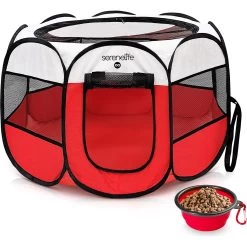 SereneLife Portable Foldable Dog & Cat Tent
