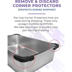 IPrimio Stainless Steel Cat Litter Box, X-Large -Cat Products Store 352817 PT3. AC SS1800 V1642529489