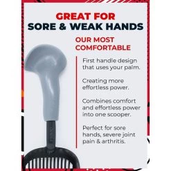 IPrimio Non Stick Coated Aluminum, Cat Scooper, X-Large, Black -Cat Products Store 352824 PT2. AC SS1800 V1642530407