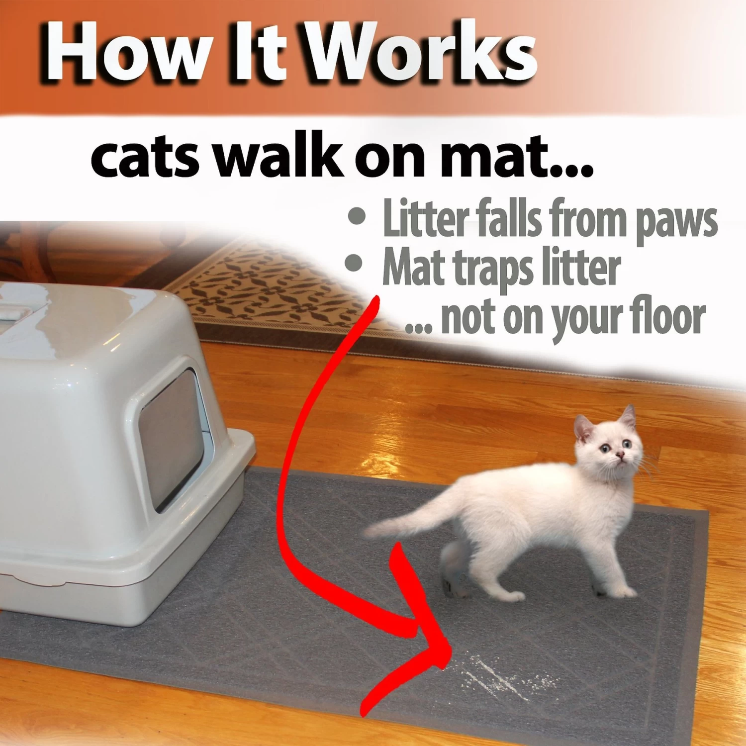 IPrimio Premium Dog & Cat Litter Mat, X-Large 4 IPrimio Premium Dog & Cat Litter Mat, X-Large - Image 2