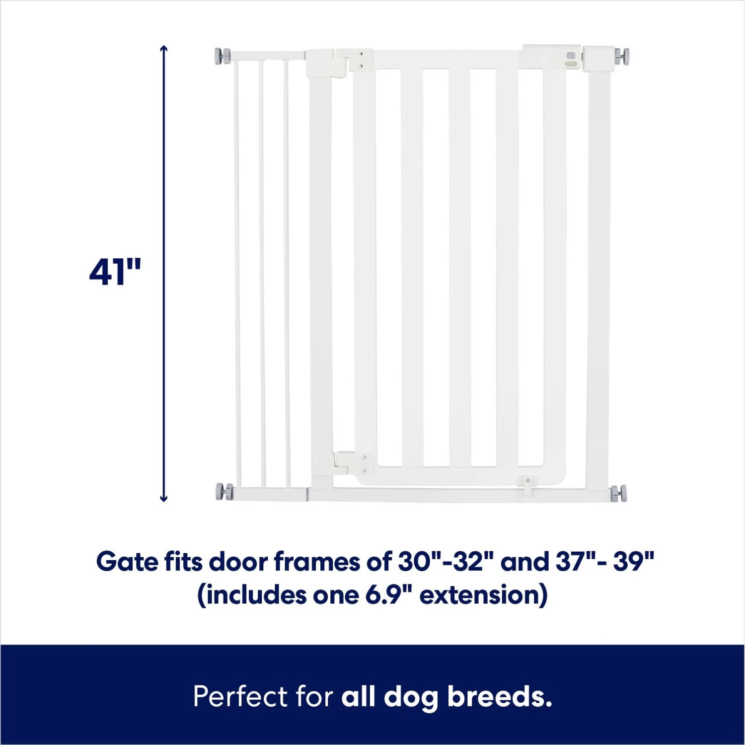 Frisco Wood & Metal Extra Tall Auto-close Dog Gate 4 Frisco Wood & Metal Extra Tall Auto-close Dog Gate - Image 2
