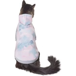 Frisco Pink Tie Dye Dog & Cat Hoodie