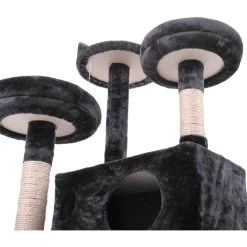 Coziwow By Jaxpety 60-in Tower House Cat Trees, Black 14 Coziwow By Jaxpety 60-in Tower House Cat Trees, Black -Cat Products Store 355080 PT3. AC SS1800 V1642809766