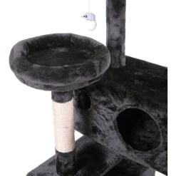 Coziwow By Jaxpety 60-in Tower House Cat Trees, Black 15 Coziwow By Jaxpety 60-in Tower House Cat Trees, Black -Cat Products Store 355080 PT4. AC SS1800 V1642807976