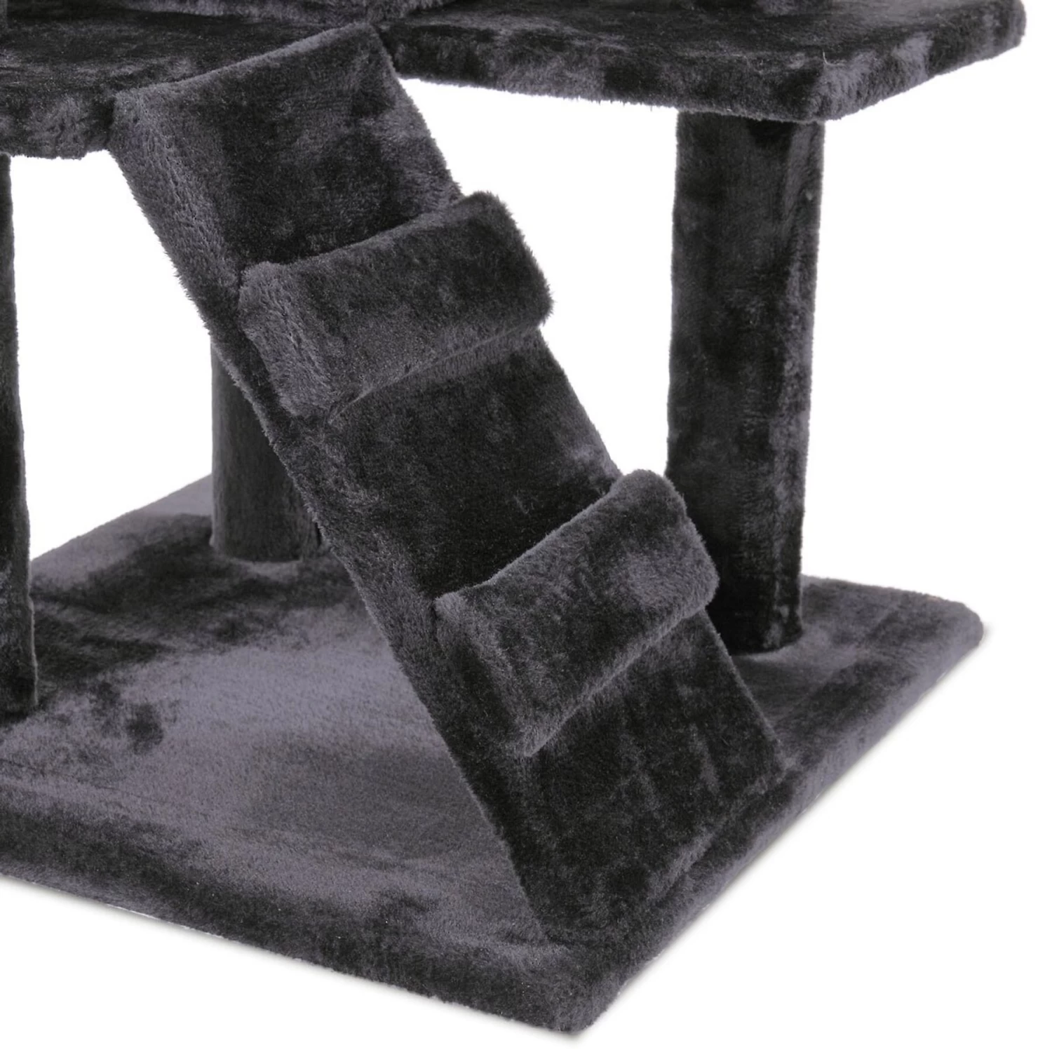 Coziwow By Jaxpety 60-in Tower House Cat Trees, Black 8 Coziwow By Jaxpety 60-in Tower House Cat Trees, Black - Image 6