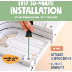 Purrfect Portal Meow Manor Interior Cat Door -Cat Products Store 355126 PT3. AC SS1800 V1642468611