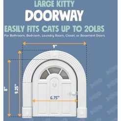 Purrfect Portal Meow Manor Interior Cat Door -Cat Products Store 355126 PT5. AC SS1800 V1642469223