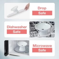 Necoichi Tilted Stress Free Raised Cat Food Bowl 14 Necoichi Tilted Stress Free Raised Cat Food Bowl -Cat Products Store 357117 PT4. AC SS1800 V1700515635