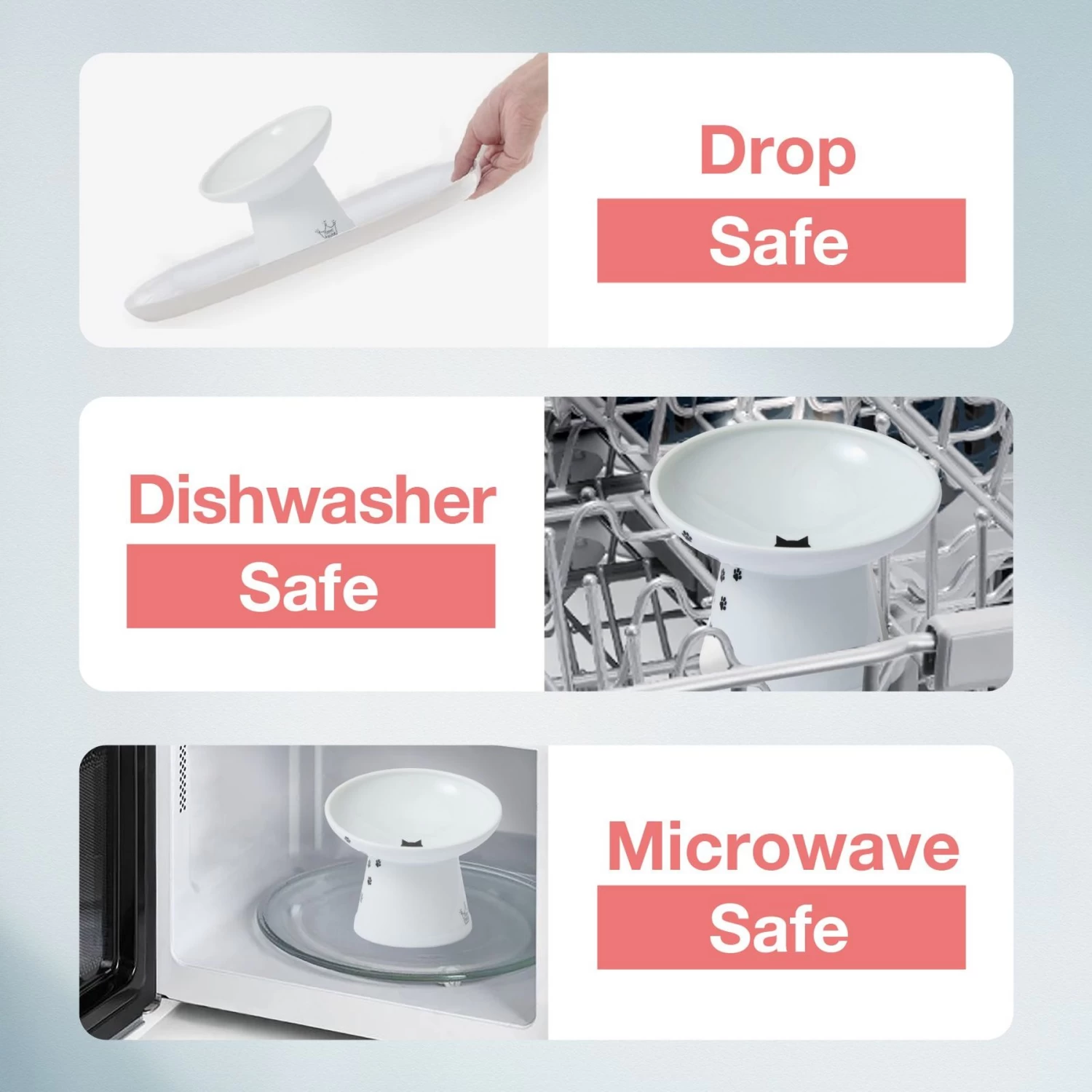 Necoichi Tilted Stress Free Raised Cat Food Bowl 7 Necoichi Tilted Stress Free Raised Cat Food Bowl - Image 5