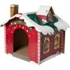 Frisco Holiday Santa's Workshop Cardboard Cat House 2 Frisco Holiday Santa's Workshop Cardboard Cat House -Cat Products Store 360881 MAIN. AC SS1800 V1694813158