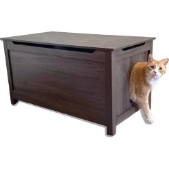 Designer Pet Products Parker Designer Wood Catbox Furniture Litter Box Enclosure, 36-in -Cat Products Store 362058 PT1. AC SS1800 V1643210195