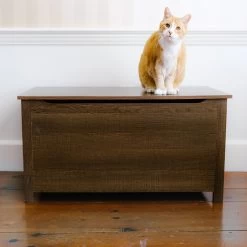 Designer Pet Products Parker Designer Wood Catbox Furniture Litter Box Enclosure, 36-in -Cat Products Store 362058 PT5. AC SS1800 V1643214398