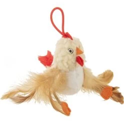 Petlinks Flying Chicken Electronic Sound Launcher Cat Toy, Natural, Medium -Cat Products Store 362902 PT1. AC SS1800 V1642641396
