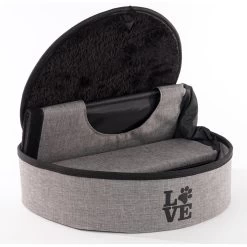 Precious Tails Home Base Circular 2-Tier Collapsible Cat Cave 16 Precious Tails Home Base Circular 2-Tier Collapsible Cat Cave -Cat Products Store 366629 PT5. AC SS1800 V1646089315