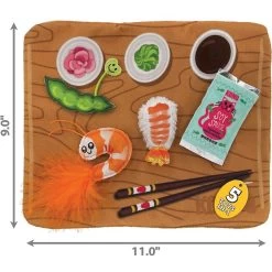 KONG Pull-A-Partz Sushi Catnip Cat Toys, 5 Count 10 KONG Pull-A-Partz Sushi Catnip Cat Toys, 5 Count -Cat Products Store 370841 PT2. AC SS1800 V1647479884