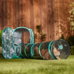 Frisco Mesh Outdoor Extra Tall Pop-up Cat Playpen & Tunnel -Cat Products Store 371206 PT6. AC SS1800 V1663094505