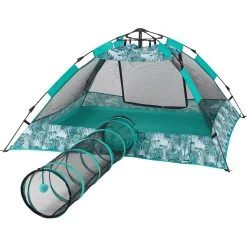 Frisco Mesh Outdoor Pop-up Cat Playpen Tent & Tunnel