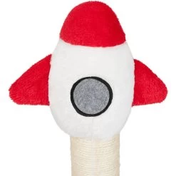 Frisco Rocket Ship 23" Sisal Cat Scratching Post With Play Base -Cat Products Store 371365 PT2. AC SS1800 V1664373475