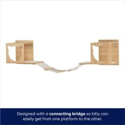Frisco Cat Silhouette With Bridge Wall Mounted Cat Wall Shelves -Cat Products Store 373441 PT4. AC SS1800 V1675457668
