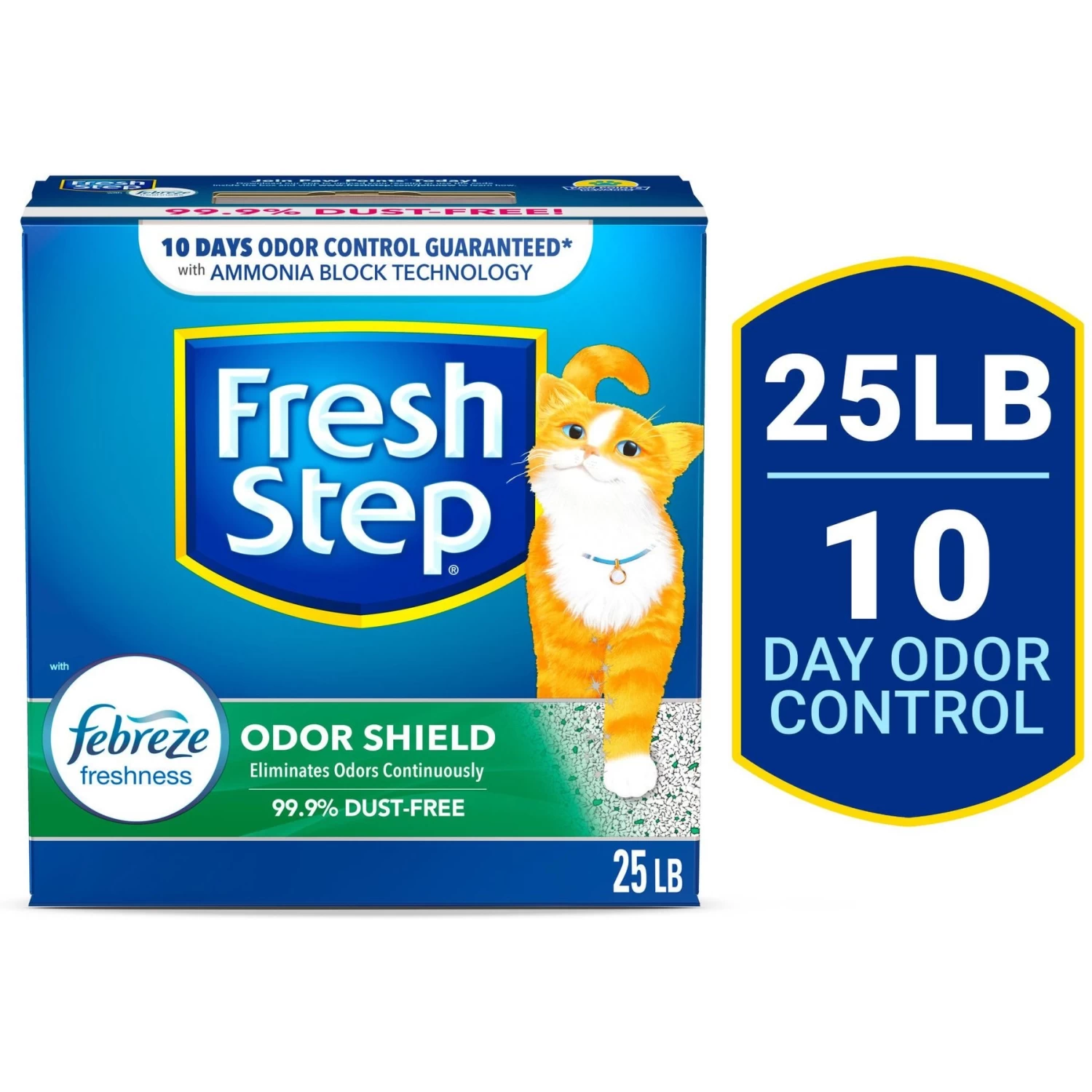 Fresh Step Odor Shield Febreze Scented Clumping Clay Cat Litter 3 Fresh Step Odor Shield Febreze Scented Clumping Clay Cat Litter