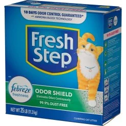 Fresh Step Odor Shield Febreze Scented Clumping Clay Cat Litter 18 Fresh Step Odor Shield Febreze Scented Clumping Clay Cat Litter -Cat Products Store 47418 PT7. AC SS1800 V1695138364