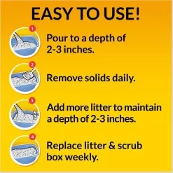 Tidy Cats Instant Action Unscented Non-Clumping Clay Cat Litter -Cat Products Store 49106 PT8. AC SS1800 V1635438705