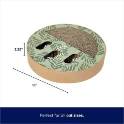 Frisco Interactive Maze & Scratch Cardboard Cat Toy Box With Catnip, Palms -Cat Products Store 506130 PT1. AC SS1800 V1669212029