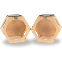 Armarkat Real Wood Cat Wall Additions, Natural Beige, 2 Count -Cat Products Store 515630 PT6. AC SS1800 V1649354582